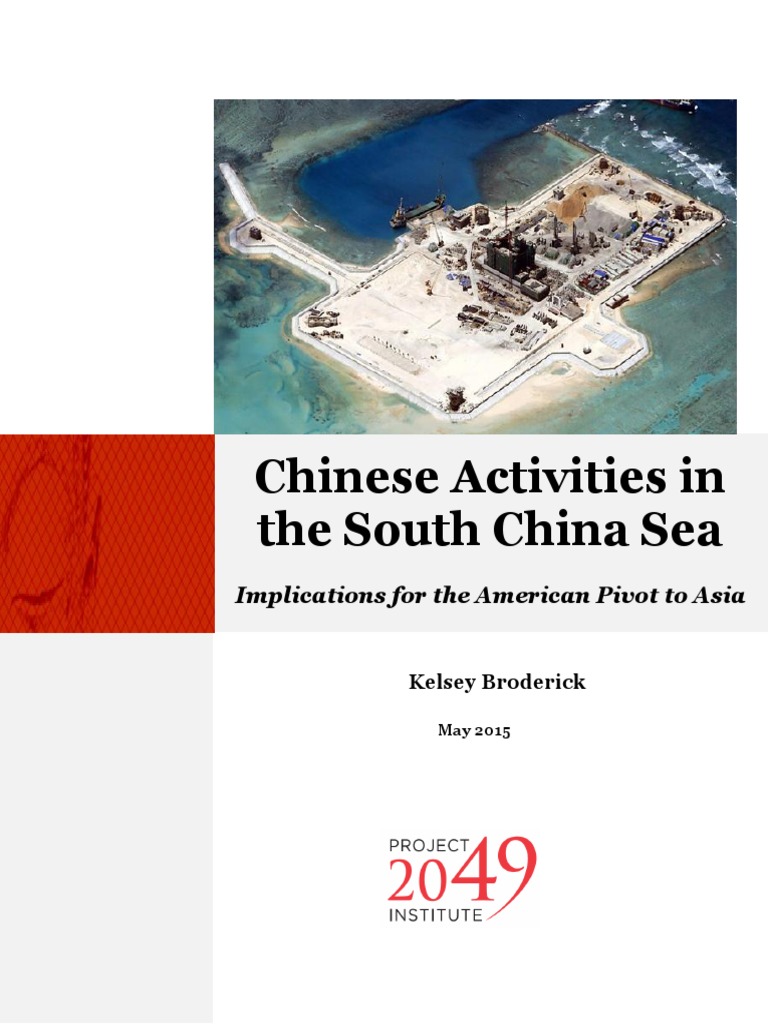 Chinese Activities in The South China Sea | PDF | South China Sea ...