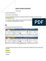 AutoCAD Associate Sample Questions