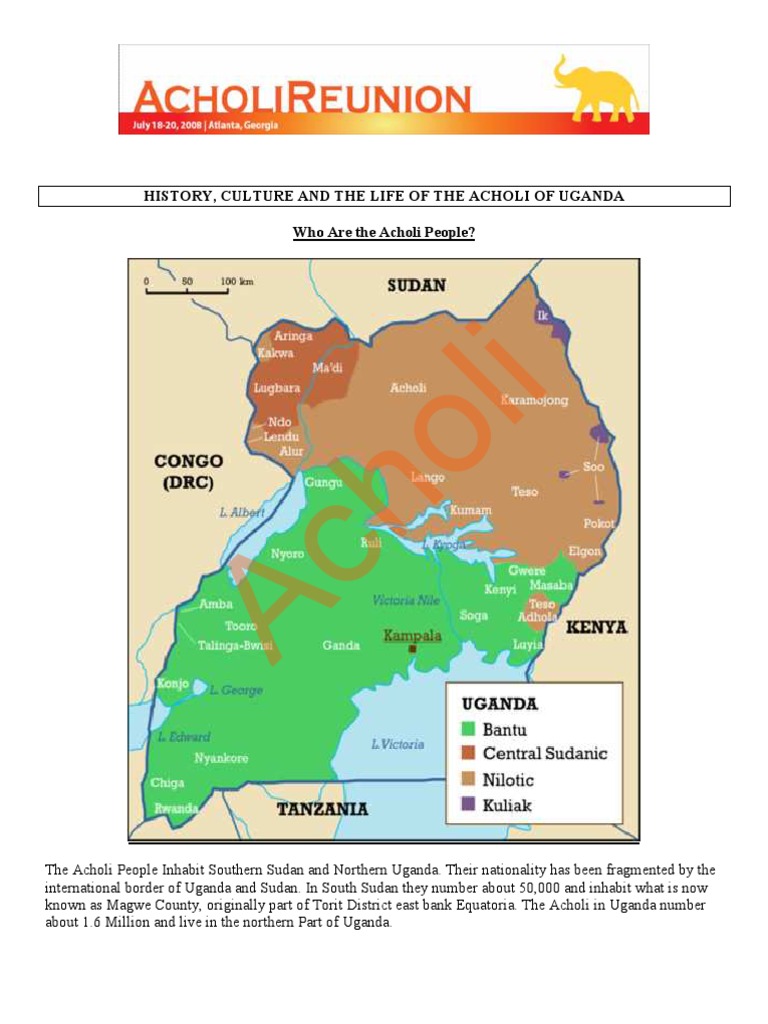 Acholi History and Cultural Insights | PDF | Peanuts