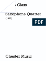 Philip Glass Sax Quartet