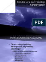 Kondisi Kerja Dan Psikologi Kerekayasaan