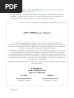 Carta renuncia voluntaria