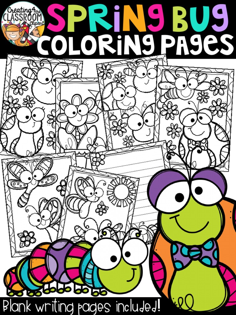 Coloring Pages: Blank Writing Pages Included! | PDF