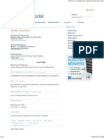 MySQL Cheat Sheet