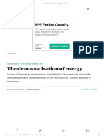 The Democratisation of Energy