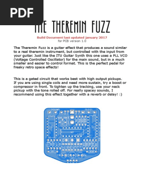 Theremin Fuzz Doc