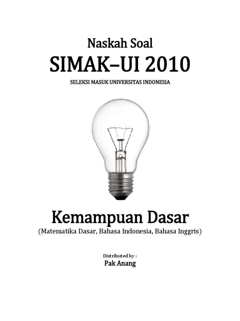 Simak-Ui 2010 KD PDF | PDF