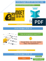 How To Prepare Union Budget 2018-19