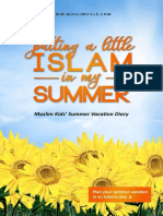 Muslim Kids' Summer Vacation Diary