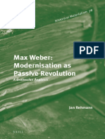 (Historical Materialism) Jan Rehmann-Max Weber_ Modernisation As Passive Revolution_ a Gramscian Analysis-Brill Academic Pub (2014).pdf