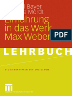 Michael Bayer, Gabriele Mordt-Einfuhrung in das Werk Max Webers-VS Verlag für Sozialwissenschaften (2008)