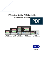 FY Series Digital PID Controller Operation Manual: Fy400 Fy700 Fy800 Fy900 Fy600