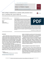 Early Urologic Considerations in Patients With Persistent Cloaca1