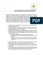 Formato Acta de Compromiso de Corresponsabilidad Proyectos Sociales