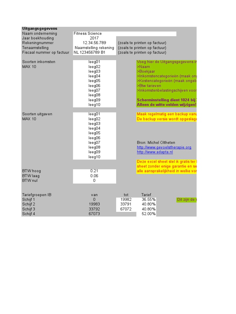 Boekhoudprogramma | PDF