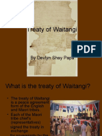 Treaty of Waitangi: by Devlyn Shay Papa