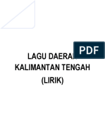 Lagu Daerah Kalimantan Tengah