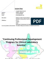 SYMPO 2-2 Continuing Professional Development Program for Clinical Laboratory.faridah