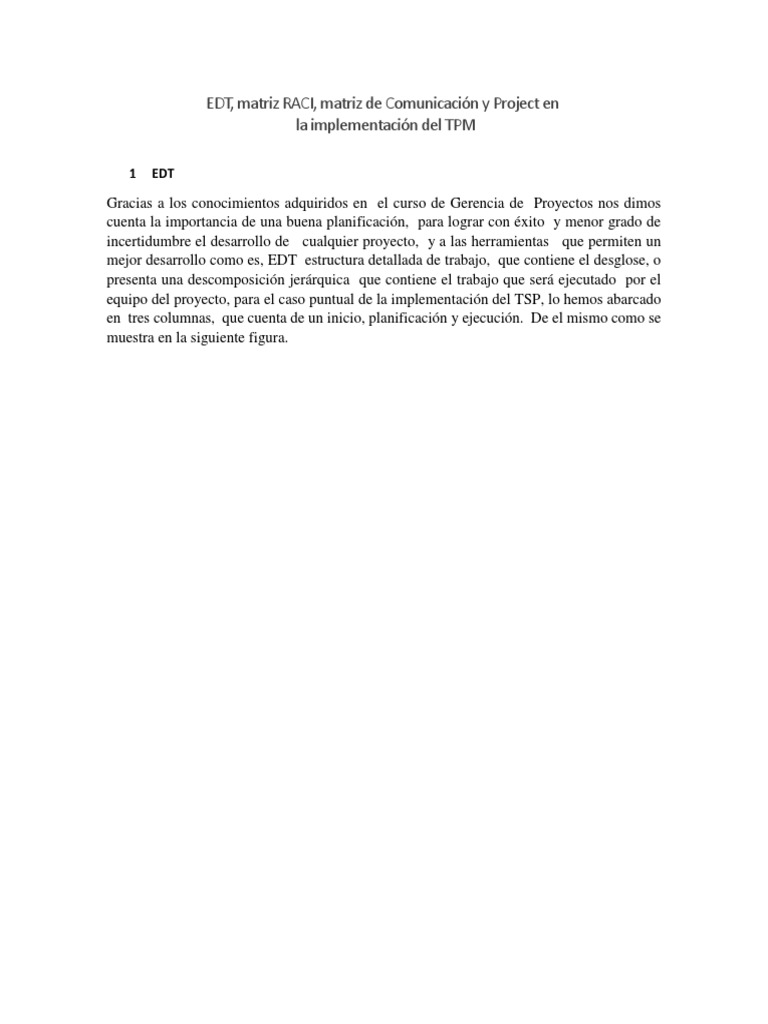 Implementación de EDT y Matrices en TPM | PDF | Matriz (Matemáticas ...
