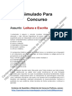 Simulado Leitura e Escrita PDF