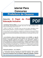 O Papel Do Professor Na Educação Inclusiva PDF