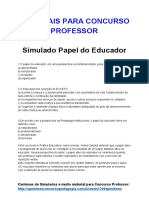 07.simulado Papel Do Educador PDF