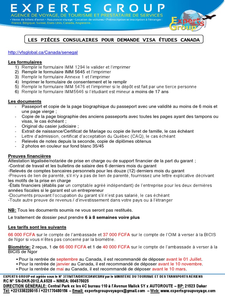 Canada | PDF | Visa (Document) | Business