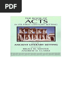 o Livro de Atos Em Seu Primeiro Século