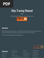 Skip Tracing Manual 2018