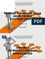 Unidad I Teorías y Modelos de La Orientación Contemporánea