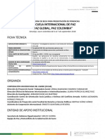 Convocatoria II Escuela Internacional de Paz