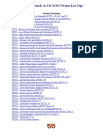 Indian Standards On CD-ROM Volume List Page: Division Description