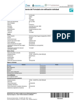 Constancia de notificación de dengue fallecido