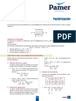 X 5ºaño S6 Factorización