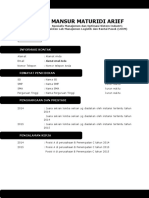 Mansur Maturidi Arief CV