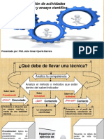 Elaboración de Actividades Didácticas y Ensayo Científico