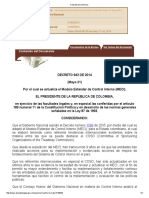 Decreto 943 de 2014