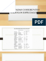 Si Derivadas Coherentes y Simbolos Especiales