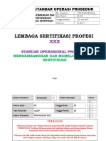 Sop Mengembangkan Dan Memelihara Skema Sertifikasi