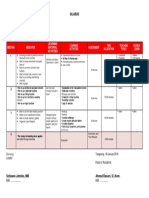 SILABUS Ms Excel Basic English