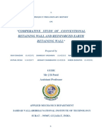 Comparative Study of Reinforced Earth Retaining Wall and Conventional Wall