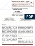Price Spread, Marketing Channel of Banana in Southern Tamil Nadu