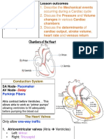 Cardiac cycle: Mechanical events and hemodynamic changes