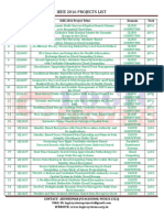 Ieee 2016 Java Projects List