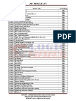 NET Project List PDF
