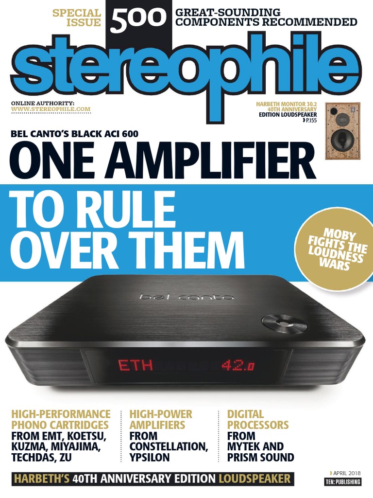 Stereo Phile April 18 Data Compression Phonograph