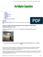 Parecer Técnico de Contestação de Um Laudo Pericial Sobre Insalubridade Por Frio - Heitor Borba Soluções - Heitor Borba Soluções