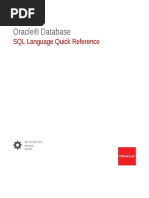 SQL Language Quick Reference