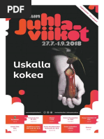 Oulun Juhlaviikkojen Ohjelmalehti 2018