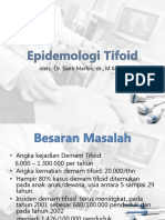 epidemiologi tifoid